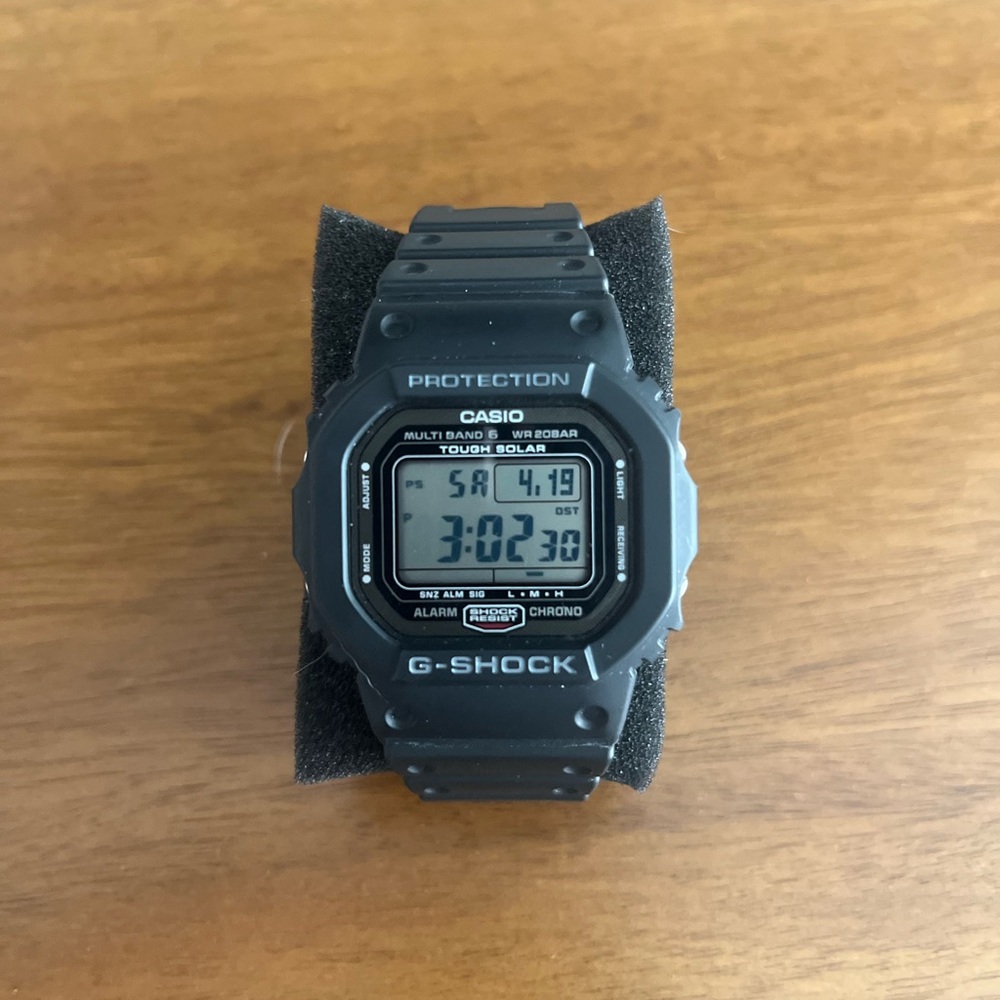 Casio G-Shock GW-5000U-1JF Black Tough Mens Watch